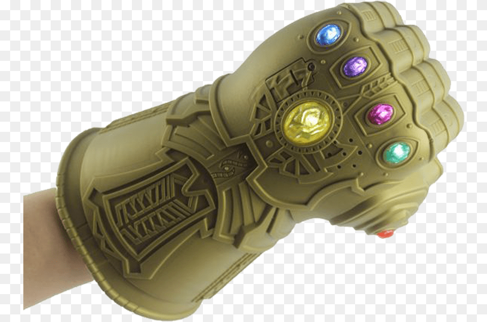 Thanos Glove Hero Attack Toy For Kids With Gemstone Light Boot, Clothing Free Png