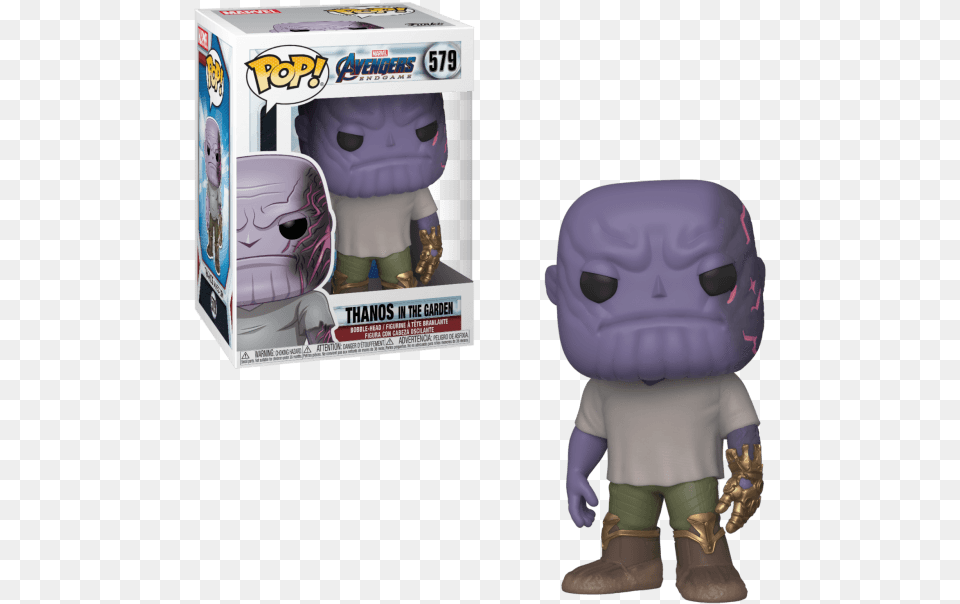 Thanos In The Garden Funko Pop, Toy, Helmet, Adult, Male Png