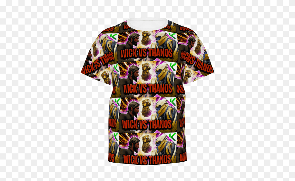 Thanos John Wick T Shirt Boys On Skyou, T-shirt, Clothing, Adult, Person Free Transparent Png