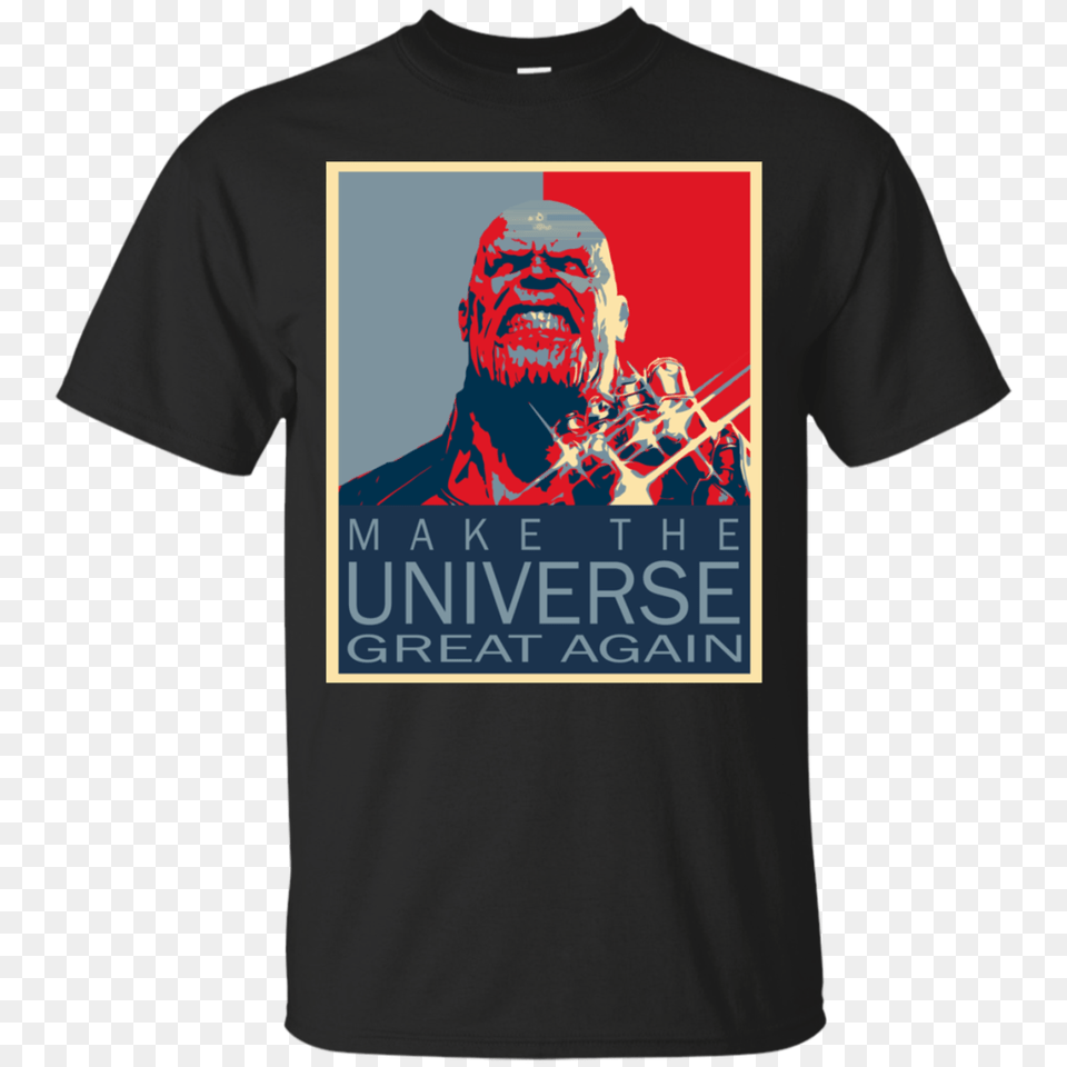 Thanos Make The Universe Great Again Shirt Shopping Clothing Online, T-shirt, Adult, Male, Man Free Png