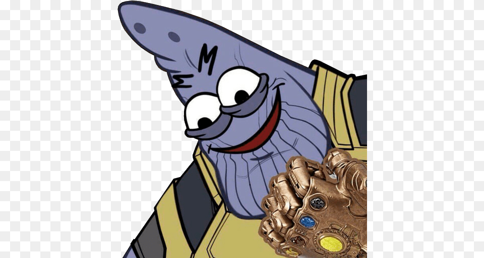 Thanos Meme Clipart Patrick As Thanos, Clothing, Baseball, Baseball Glove, Sport Png Image