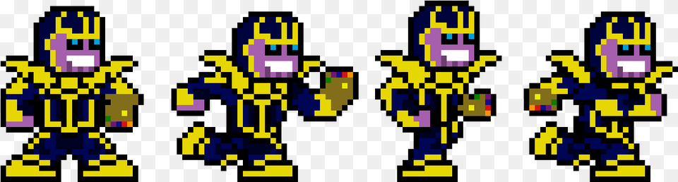 Thanos Pixel Art, Person Free Transparent Png