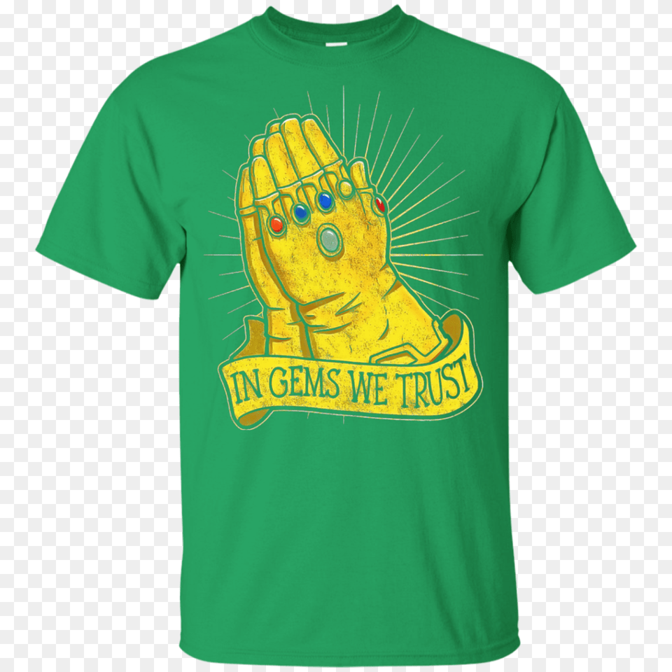 Thanos Shirt Kids Thanos Infinity Gauntlet Edelsteine Vertrauen Wir He, Clothing, T-shirt Free Transparent Png