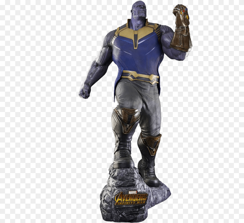 Thanos Statue 1, Adult, Male, Man, Person Free Png