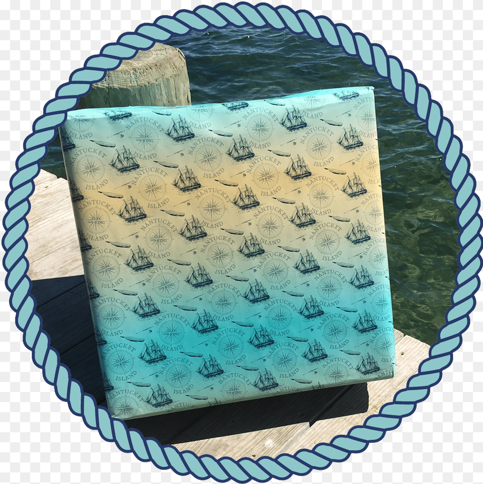 Thar She Blows Gift Wrap Sea Themed Cornhole Bean Bag Toss Game, Cushion, Home Decor, Furniture, Accessories Png