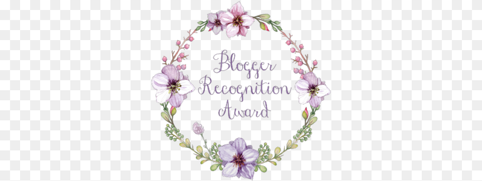 That Anxious Traveller Blogger Recognition Award Flower Chic, Plant, Purple, Pattern Png