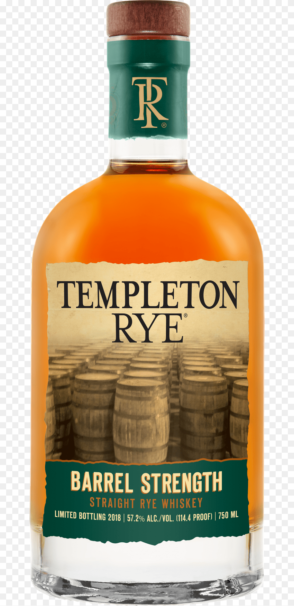 That Artful Use Of Selective Truth Is Grandly On Display Templeton Rye Barrel Strength, Alcohol, Beverage, Liquor, Whisky Png Image