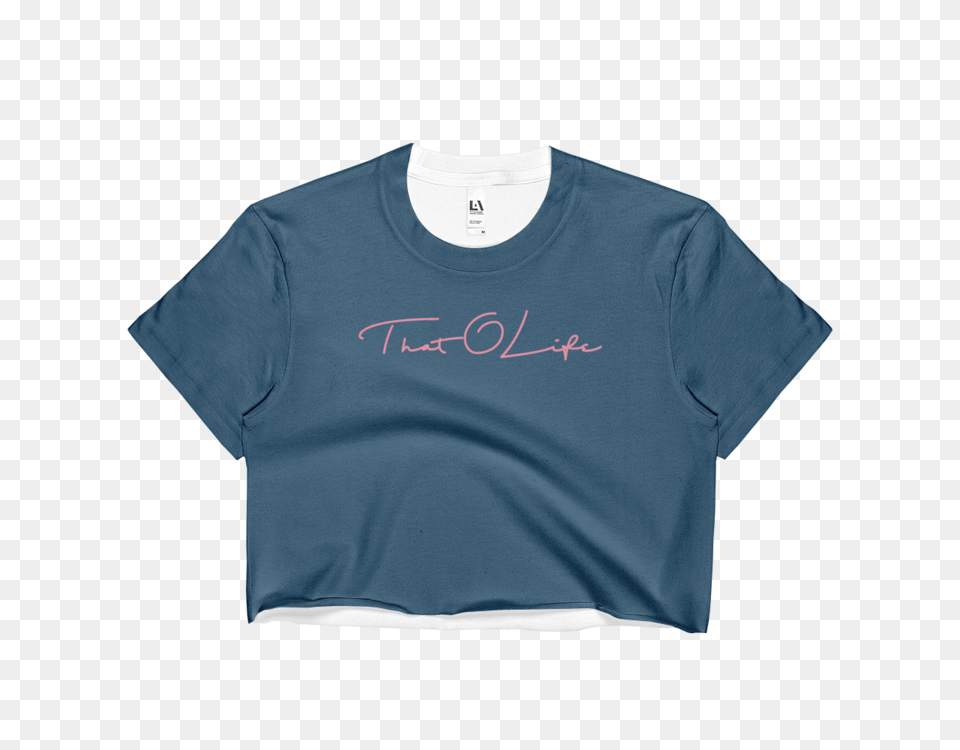 That O Life Signature Crop Top Oceanairs Republic, Clothing, T-shirt, Shirt Free Transparent Png