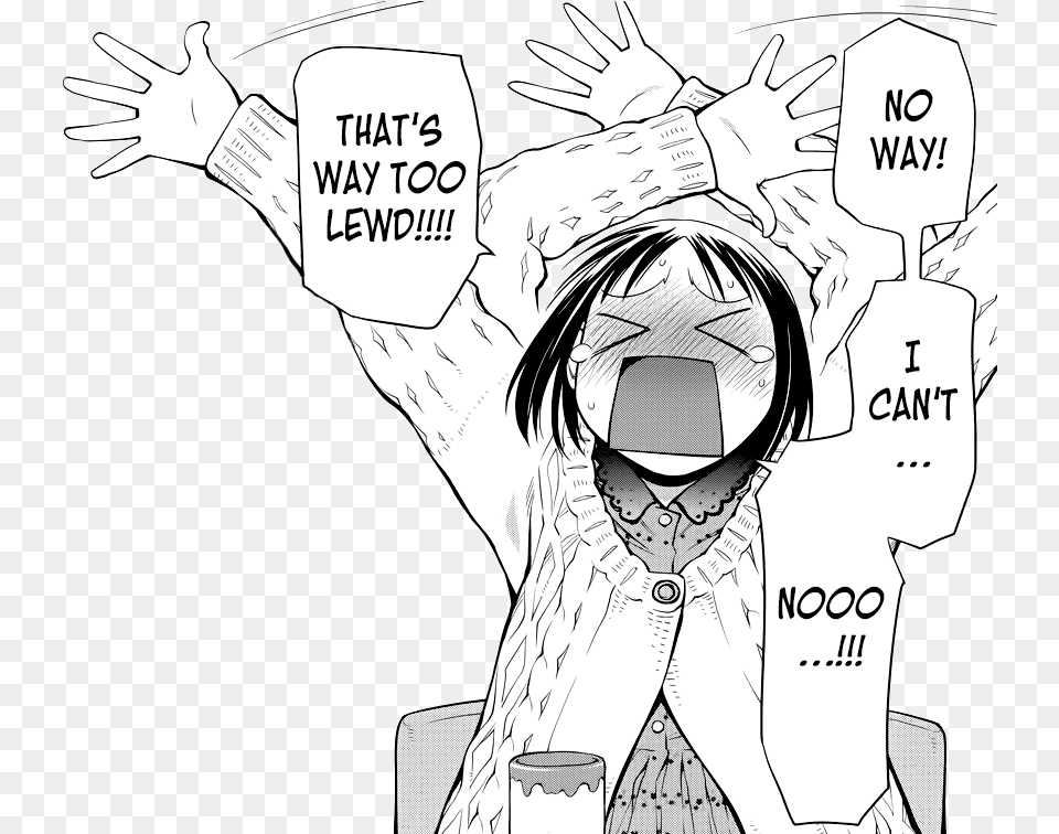 That Way Too No Way Can39t Nooo Anime Hand Holding Meme, Book, Comics, Manga, Publication Free Transparent Png