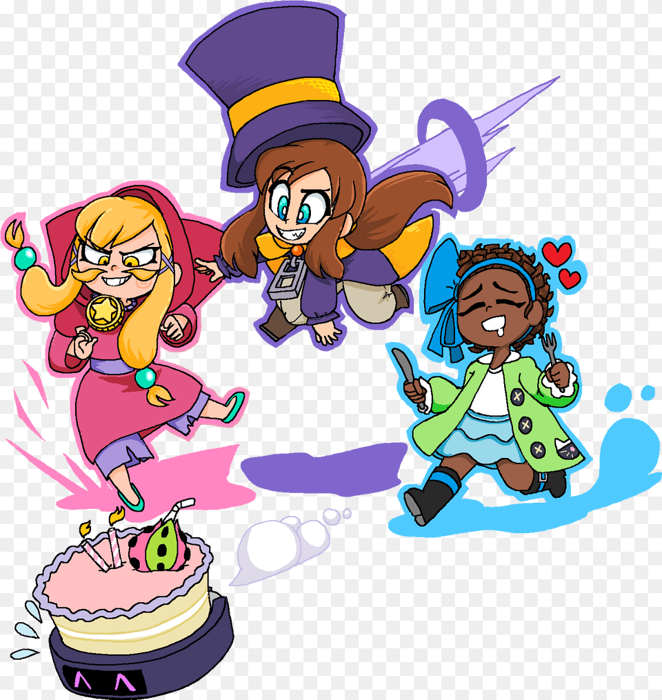 Thatti En Twitter Its Late But Happy Birthday Hat Kid Cartoon, Book, Comics, Publication, Baby Free Png