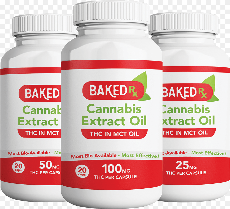 Thc Extract Capsules Box Of 10 Save 10 Baked Cannabis Extract Oil, Herbal, Herbs, Plant Png Image