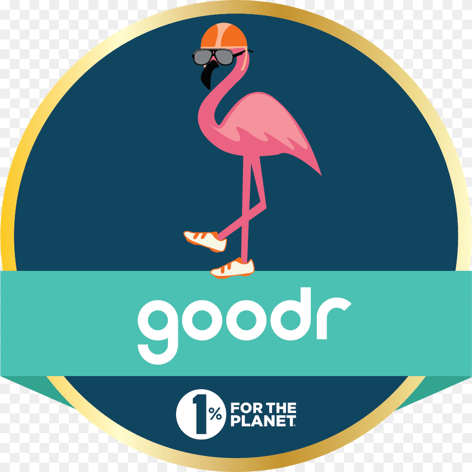 The 1 Goodr For The Planet Challenge Logo Greater Flamingo, Animal, Bird, Accessories, Glasses Free Png Download