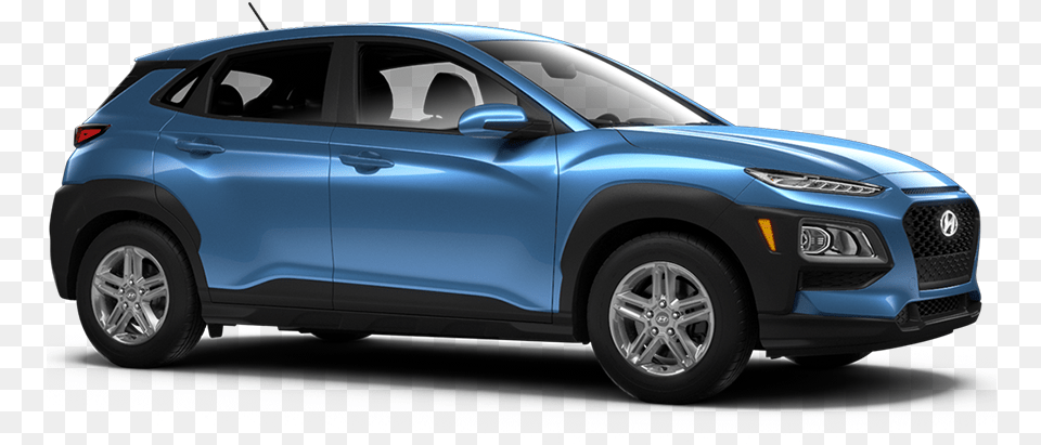 The 10 Cheapest New Crossovers And Suvs Of 2018 2018 Surf Blue Hyundai Kona, Car, Suv, Transportation, Vehicle Free Png Download