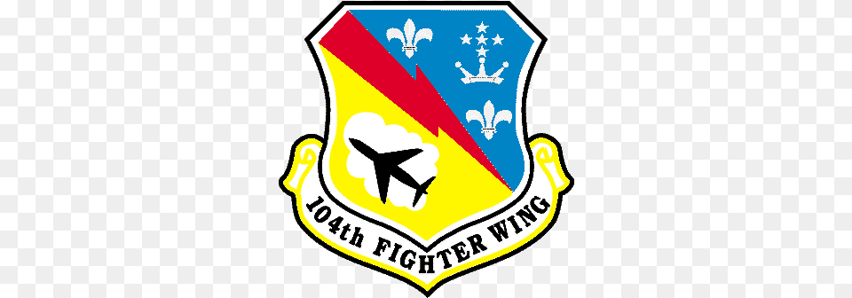 The 104th Fighter Wing Is A Premier Fighter Wing Serving 104th Fighter Wing Patch, Logo, Emblem, Symbol Free Png