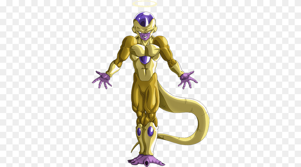 The 10th Warrior From Universe 7 Golden Frieza Golden Frieza Angel, Purple, Person, Book, Publication Free Png Download