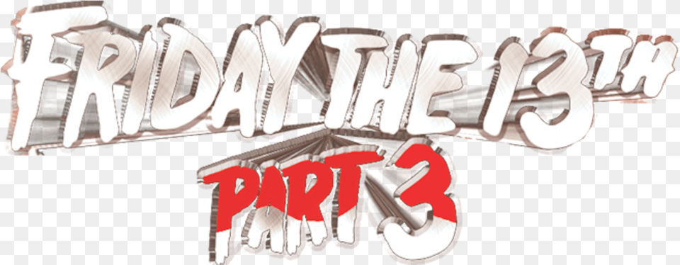 The 13th Part 3 Friday The 13th Part 3 Logo, People, Person, Body Part, Hand Free Png Download