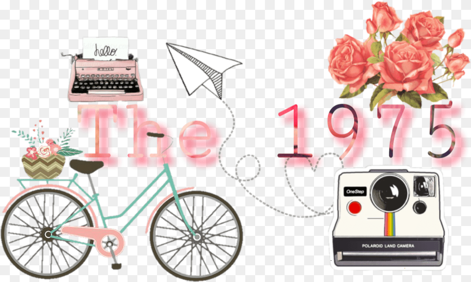 The 1975 Wall Clock, Flower, Rose, Plant, Machine Free Transparent Png
