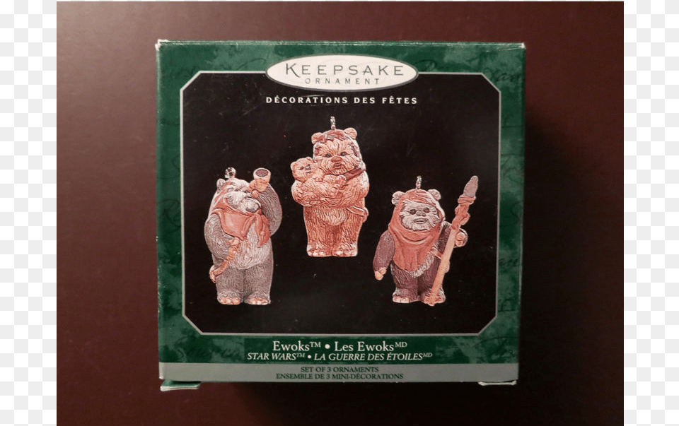 The 1997 Hallmark The Ewoks Ornaments Box Front Cover Ewoks, Figurine, Person, Face, Head Free Transparent Png