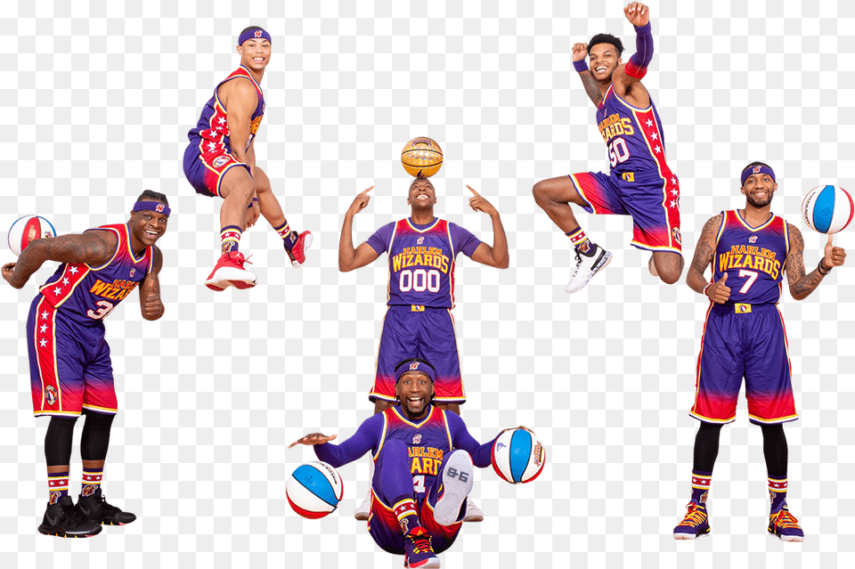 The 2019 20 Harlem Wizards Meet The Players Harlem Wizards Number 8, Sphere, Person, People, Adult Png
