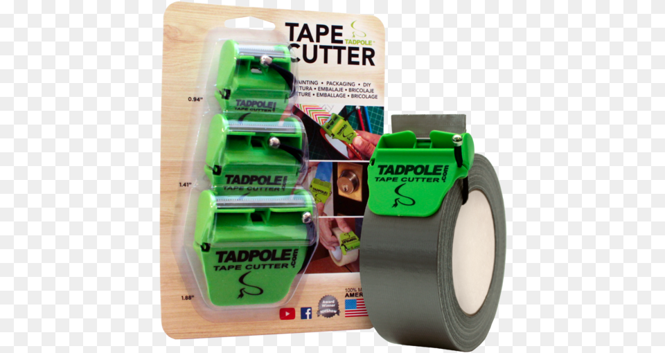The 3 Package Tadpole Tape Cutter Is Used For All Tapes Tadpole Tad150 Tape Cutter 1 1239 W As Shown Free Png