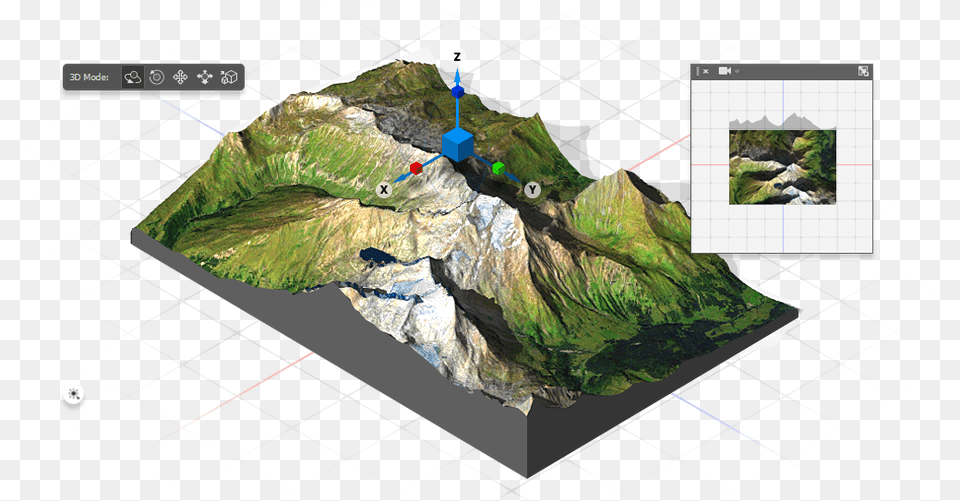 The 3d Map Will Be Positioned In Orthographic Camera House, Outdoors, Land, Mountain, Mountain Range Free Png Download
