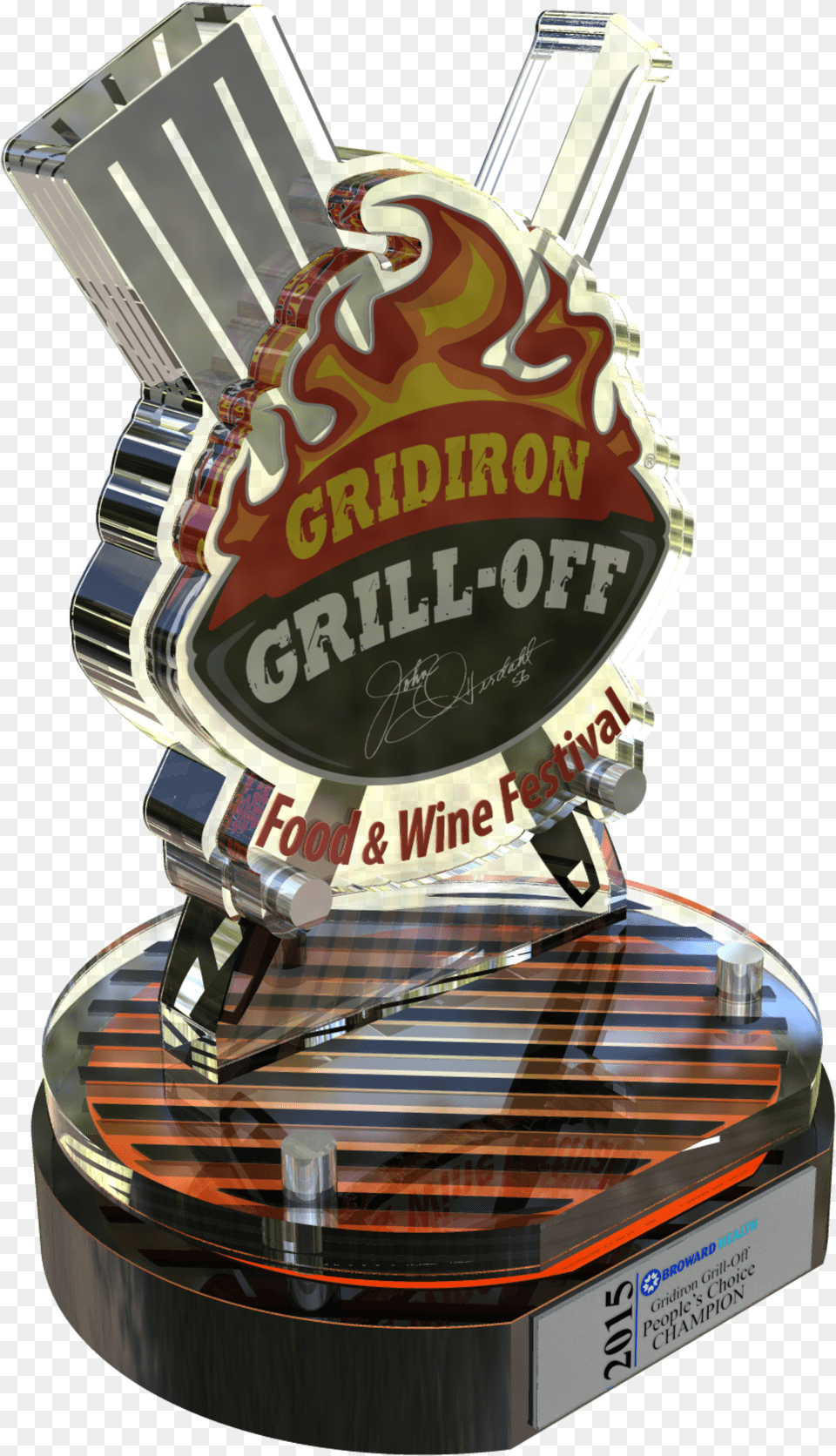The 6th Annual John Offerdahl39s Broward Health Gridiron Award, Trophy, Food, Ketchup Free Png Download