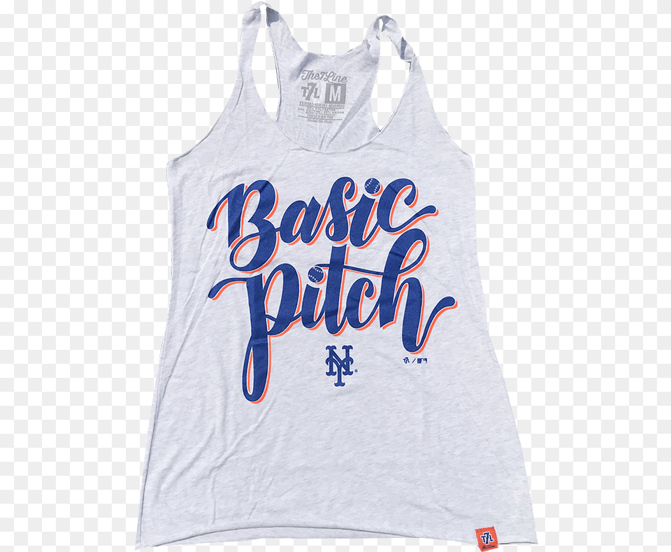 The 7 Line Logos And Uniforms Of The New York Mets, Clothing, Tank Top, Shirt, Person Free Transparent Png