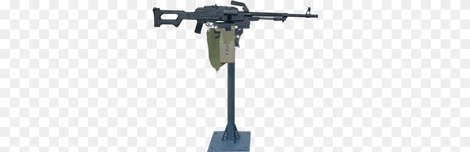 The 762x54 Mm Machine Gun Mg 1mn Is A Powerful Individual Machine Guns Mounted On A Boat, Machine Gun, Weapon, Firearm, Rifle Free Png