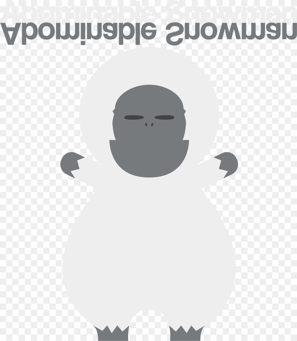 The Abominable Snowman Cartoon, Silhouette, People, Person, Baby Free Transparent Png