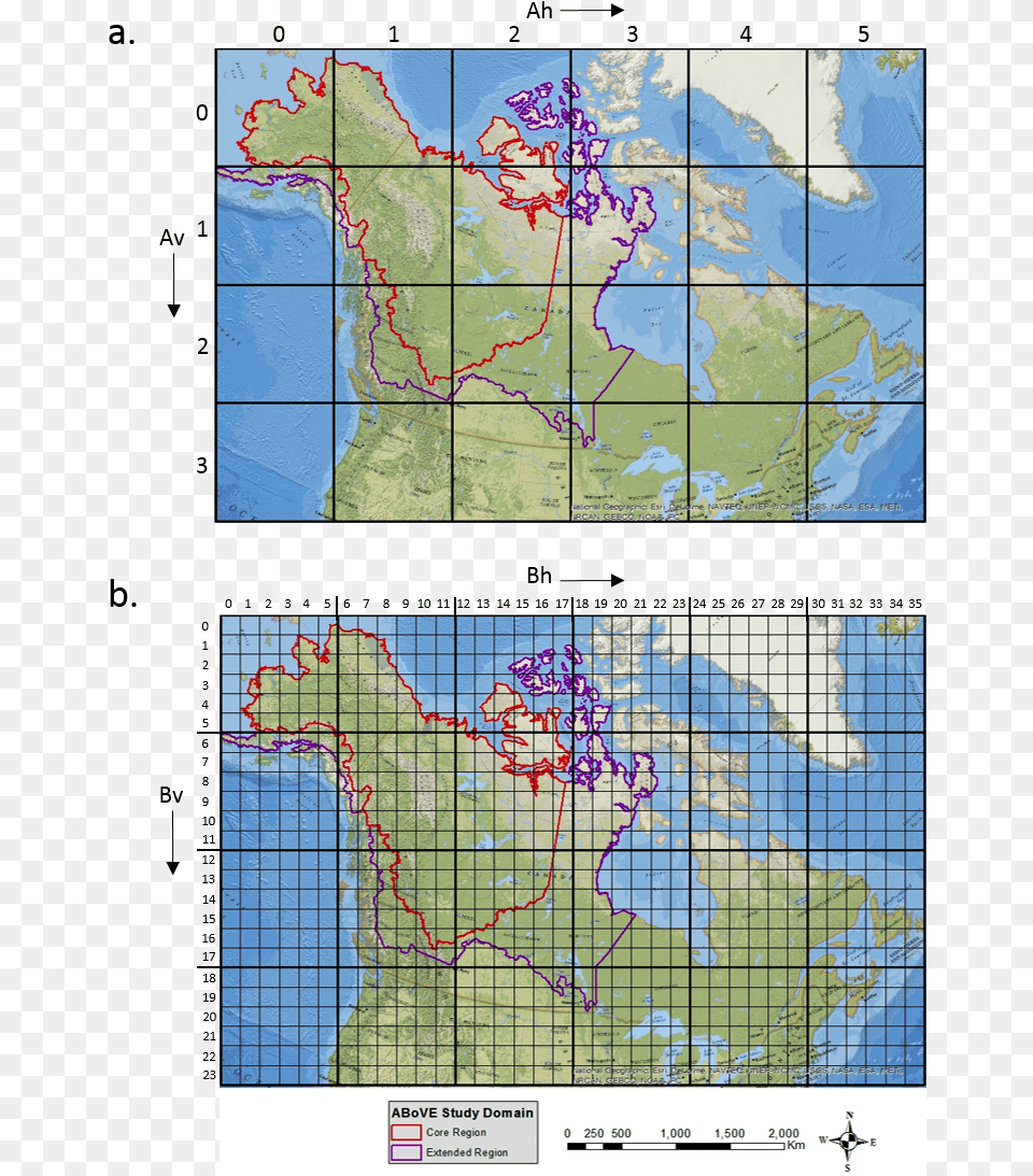 The Above Reference Grid And Study Domain A The 240 Atlas, Chart, Plot, Map, Diagram Free Transparent Png