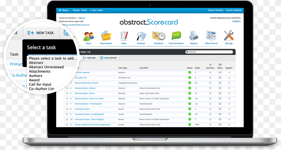 The Abstract Scorecard Is A Powerful Data Management Company Intranet Using Sharepoint, File, Webpage, Computer, Electronics Png