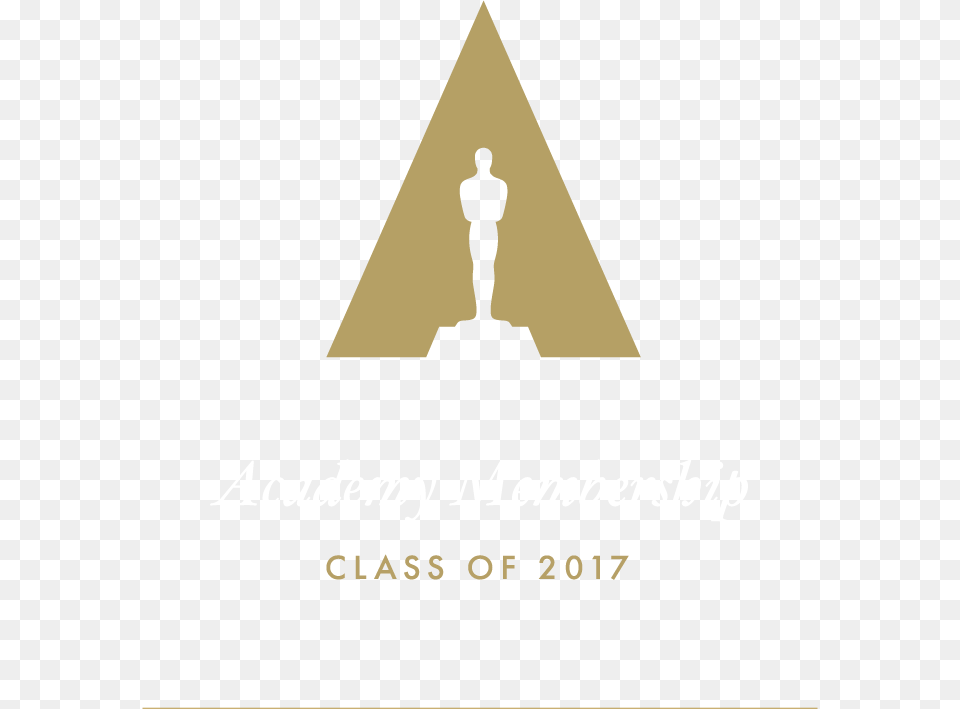 The Academy Of Motion Pictures Arts Amp Sciences Academy Of Motion Picture Logo, Triangle, Person Png Image