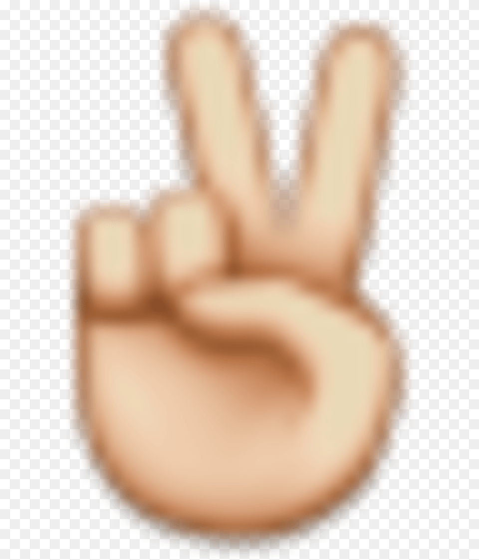 The Actual Title Of This Emoji Is A Victory Hand Sign, Person Free Transparent Png