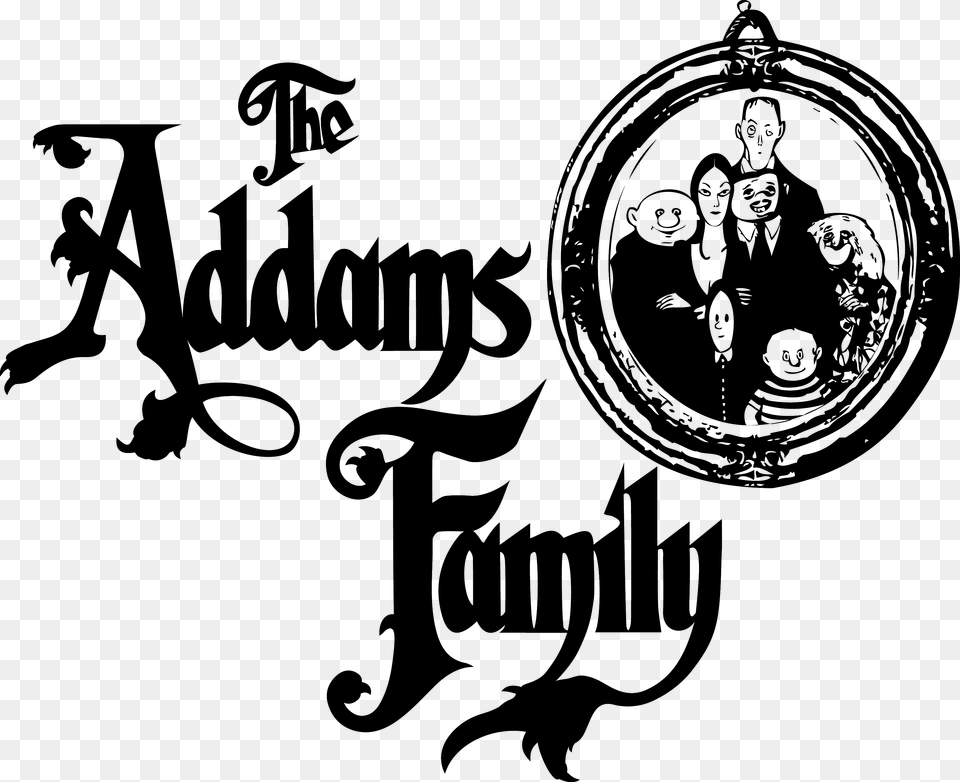 The Addams Family, Book, Publication, Logo, Face Free Transparent Png