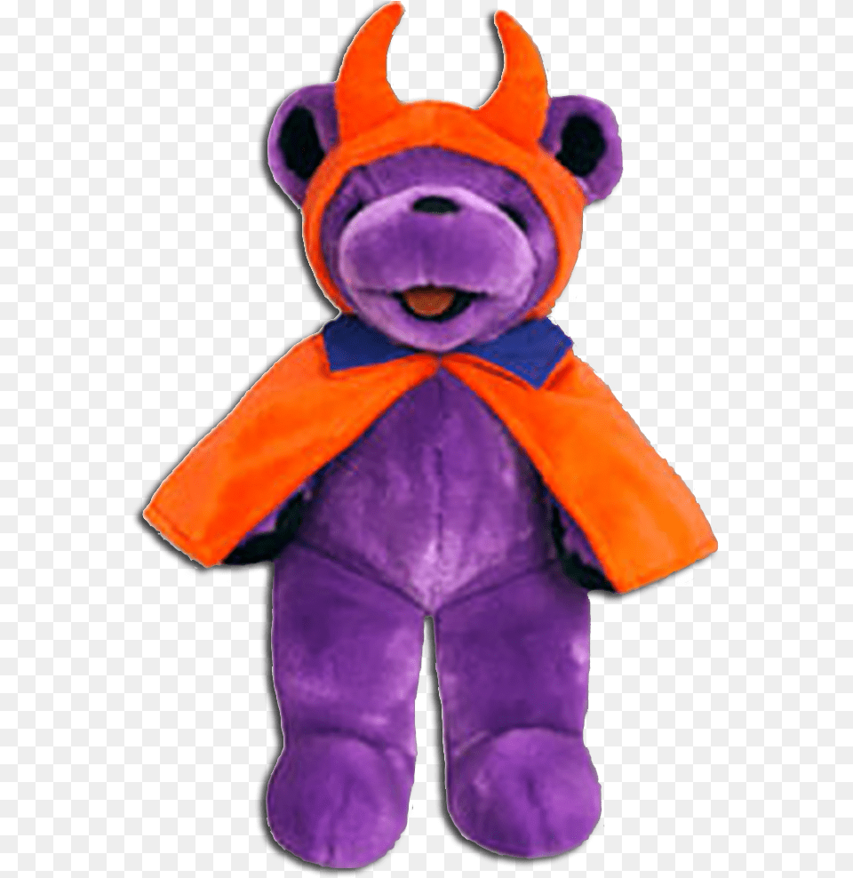 The Adorable Grateful Dead Deadie Bears Are Ready To Grateful Dead Bear Purple Orange, Toy, Plush Png Image