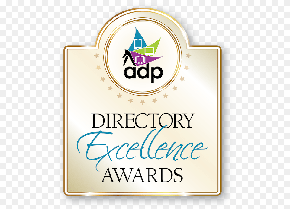 The Adp Directory Excellence Awards Label, Text Free Png