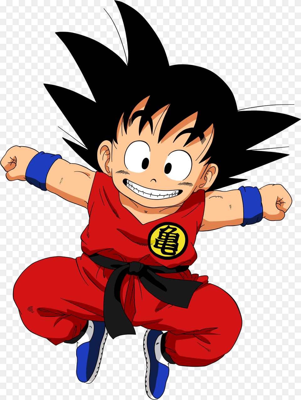 The Adventurs Of Goku French Flashcards Dragon Ball Goku Kid, Baby, Person, Face, Head Png Image