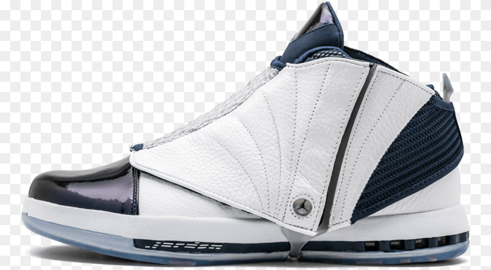 The Air Jordan 16 Has Been Back In The Spotlight As Air Jordan 16 Retro Midnight Navy, Clothing, Footwear, Shoe, Sneaker Free Transparent Png