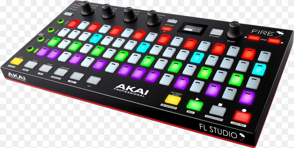 The Akai Fire Is The First Dedicated Control Surface Fl Studio Fire Controller, Computer, Computer Hardware, Computer Keyboard, Electronics Free Transparent Png