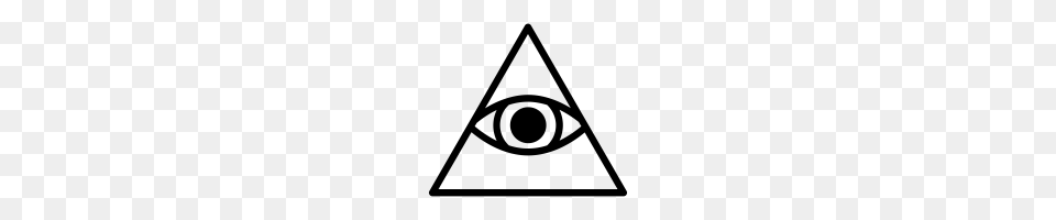 The All Seeing Eye Icons Noun Project, Gray Png Image