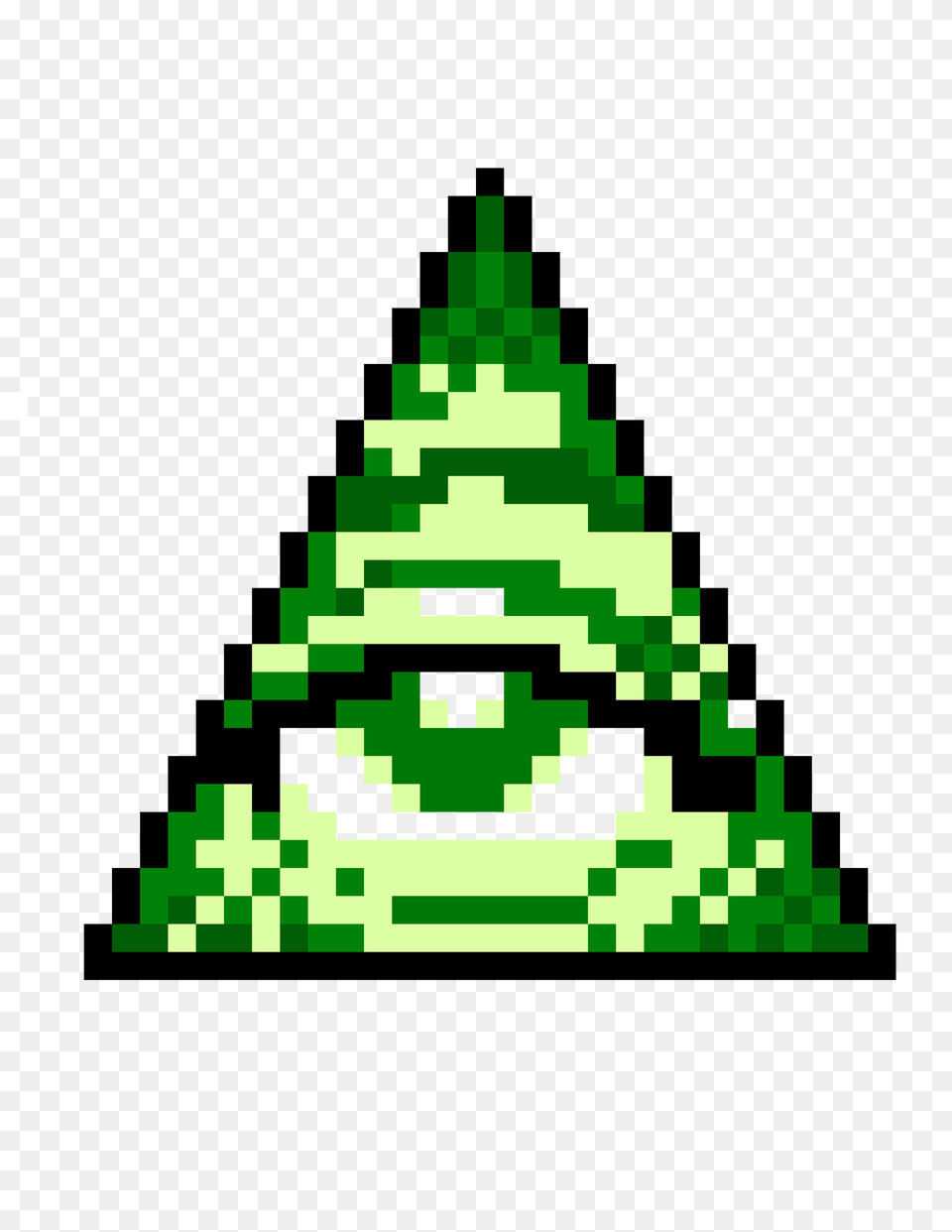 The All Seeing Eye Pixel Art Maker, Green, Triangle, Qr Code Png Image