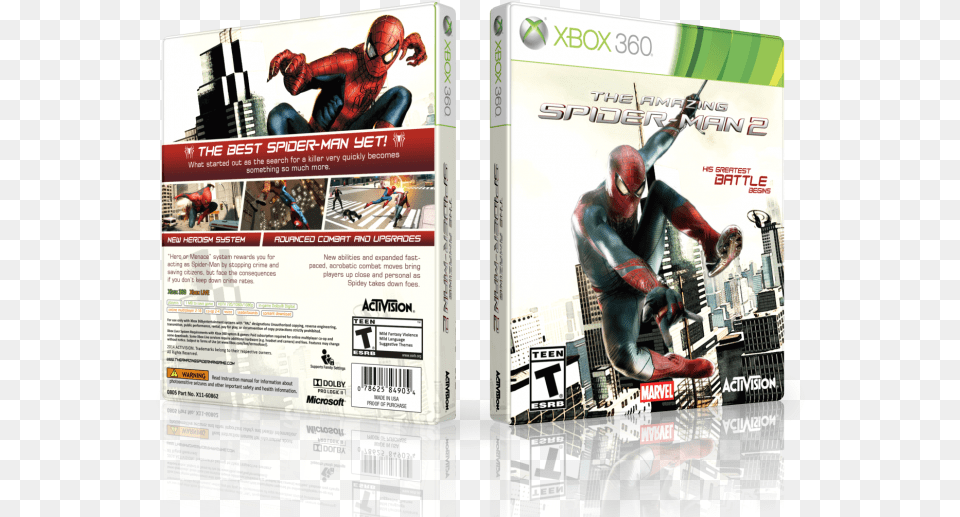 The Amazing Spider Man 2 Box Art Cover, Advertisement, Poster, Adult, Person Free Transparent Png