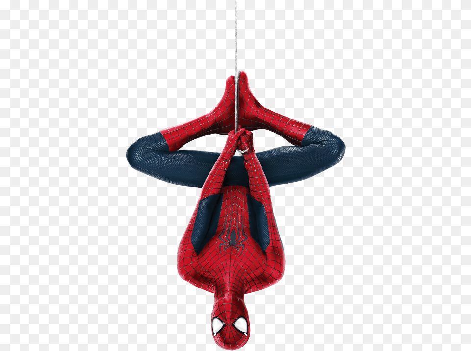 The Amazing Spiderman Spiderman Hanging Upside Down, Clothing, Footwear, Shoe, Hosiery Free Png Download