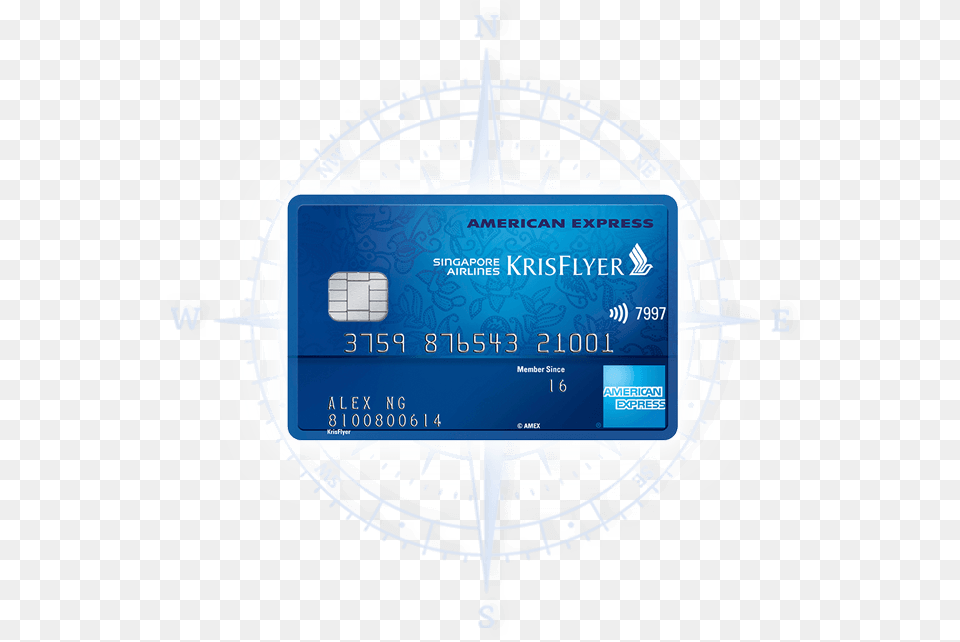 The American Express Singapore Airlines Krisflyer Credit Amex Krisflyer, Text, Credit Card, Electronics, Screen Png Image