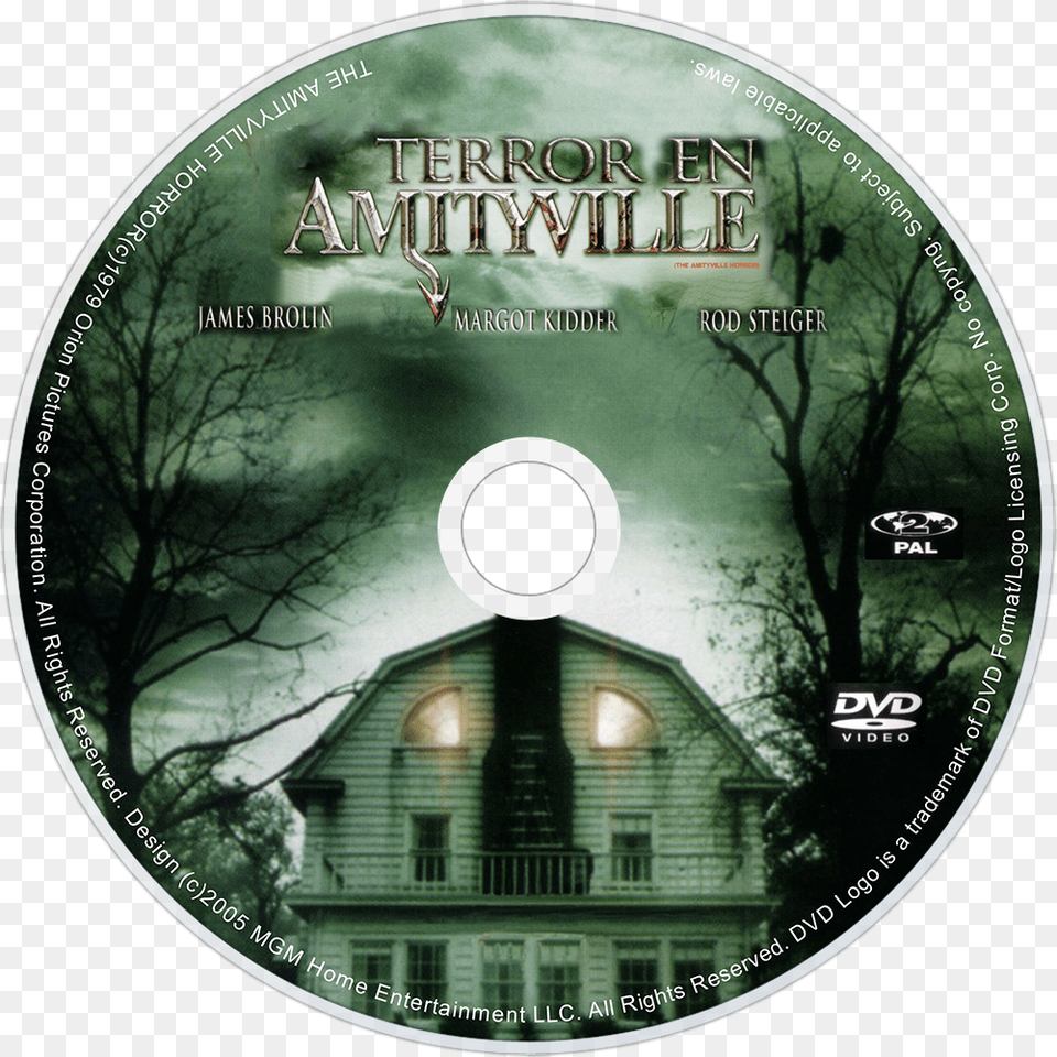 The Amityville Horror Dvd Disc Image Amityville Horror, Disk, Architecture, Building Png