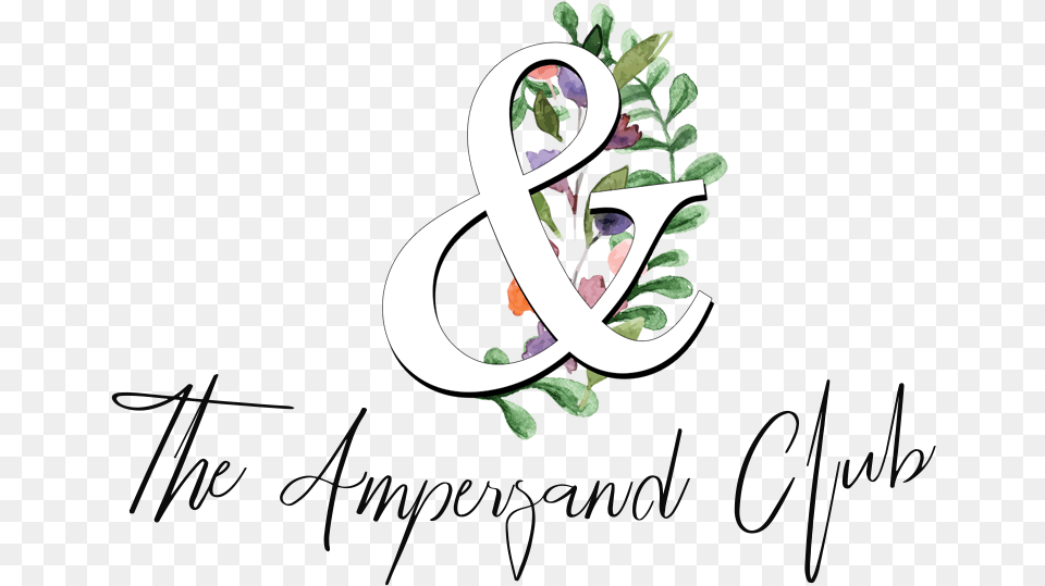 The Ampersand Club Calligraphy, Alphabet, Symbol, Text, Herbal Free Transparent Png