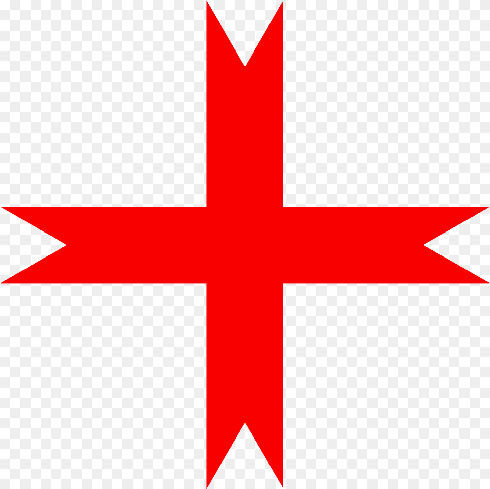 The Ancient Symbol Of The Knights Templar S Red Cross Knights Templar Cross, Logo, Star Symbol Png