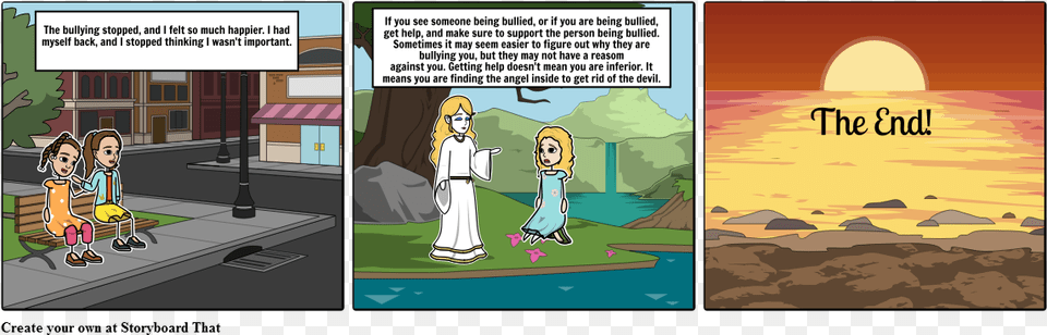 The Angel And The Devil Cartoon, Book, Comics, Publication, Person Png Image