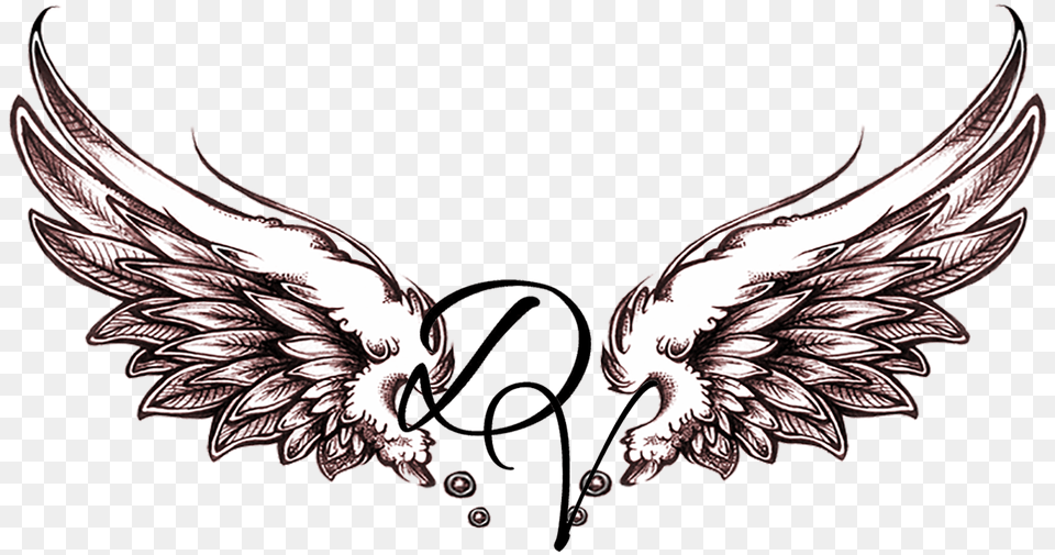 The Angel Wings In The Logo Symbolizes The Strength Angel Wings Tattoo Designs, Accessories, Emblem, Symbol Png Image