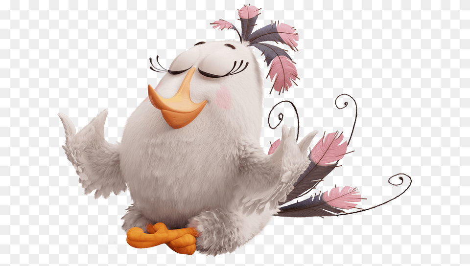 The Angry Birds Movie Matilda Transparent Image Angry Birds Movie Characters, Plush, Toy, Animal, Bird Free Png